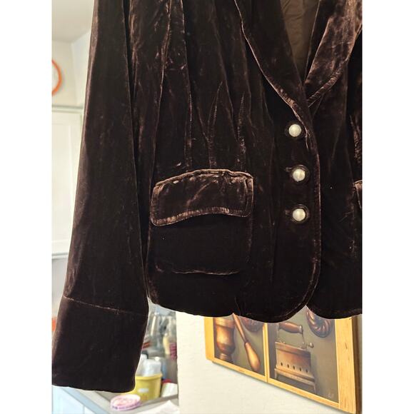 Trousers Etc. Velvet Blazer - Picture 3 of 5